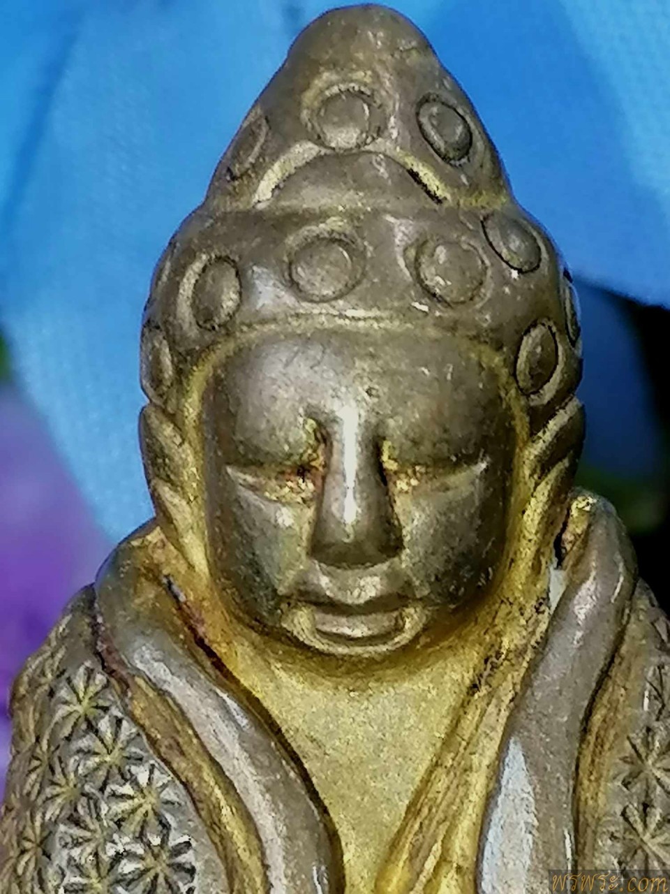 ส่ง จ พิษณุโลก//พระกริ่ง ปวเรศ ร.๕ ห่มคลุมตอกลาย อักษรนูน มีรอยจารย์ หลังฐาน ใต้ฐาน เนื้อสำริด กริ่งดัง