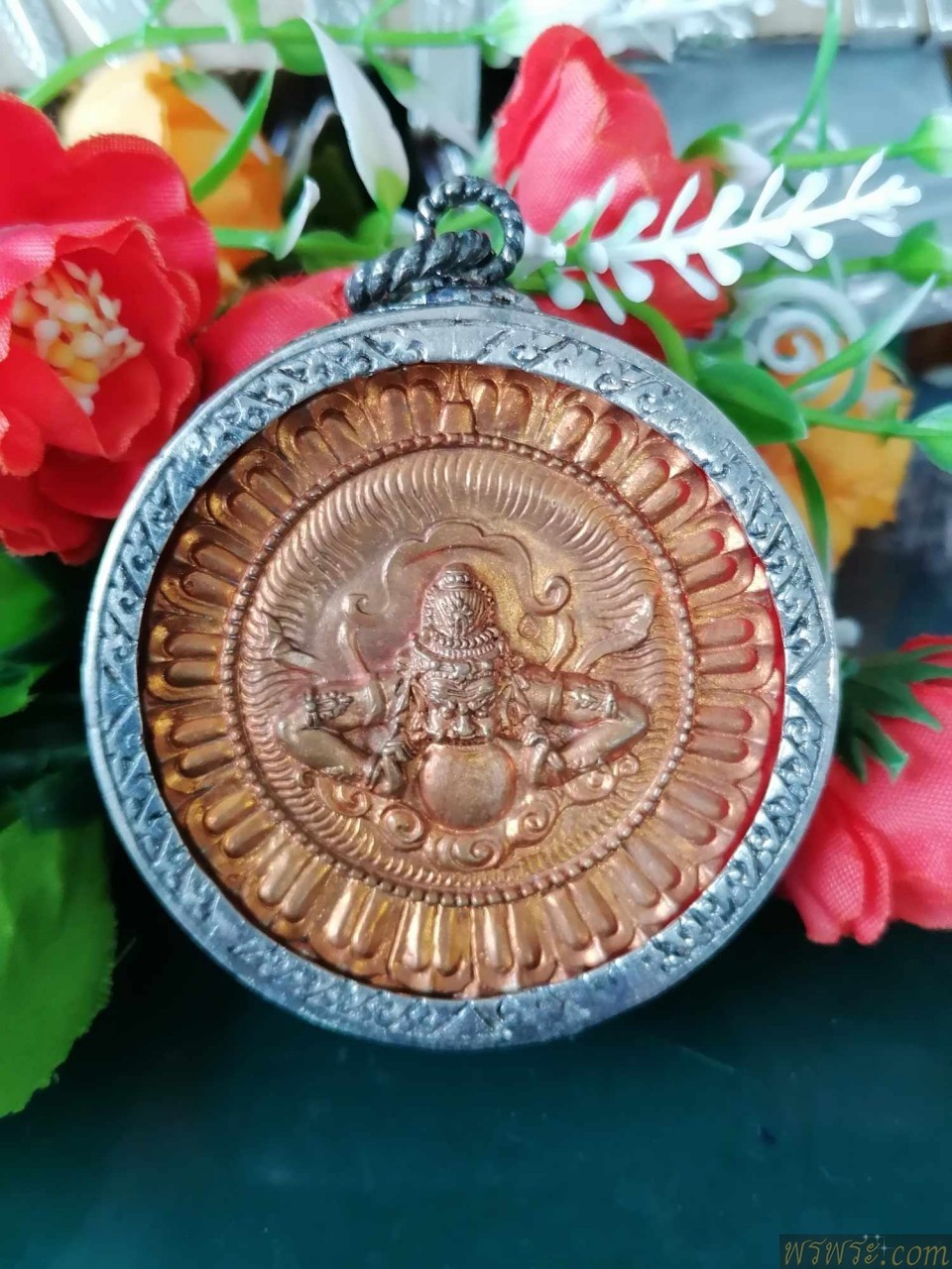 พระจตุคาม4กร หลัง พระราหู ตอกโค๊ต