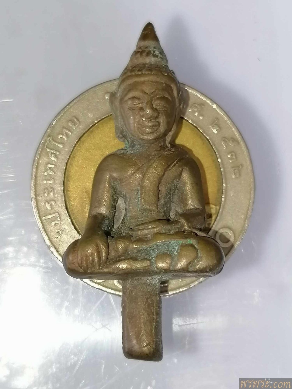 พระยอดธง เนื้อสำริด