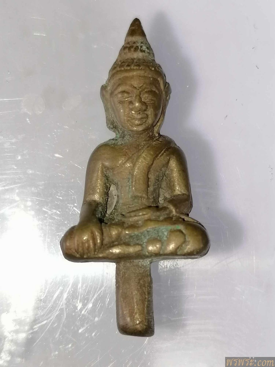 พระยอดธง เนื้อสำริด