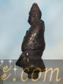 พระกริ่ง ปวเรศ เครื่องทรงจีน ตอกลาย ปางประธานพร หล่อเต็มองค์ มีแกนช่อ พบเห็นน้อยองค์ เนื้อสัมฤทธิ์ พบ1องค์ ณ.18/06/2560Phra Kring Pawaret amulet, Chinese style, stamped pattern, posture of the blessing, full casting, with a bouquet of cores, rarely seen bronze